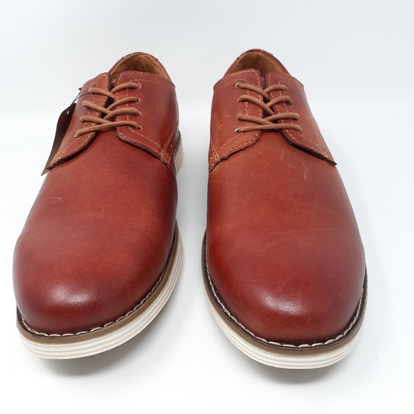 VOSTEY Men's Casual Leather Oxford - Picture 10 of 15